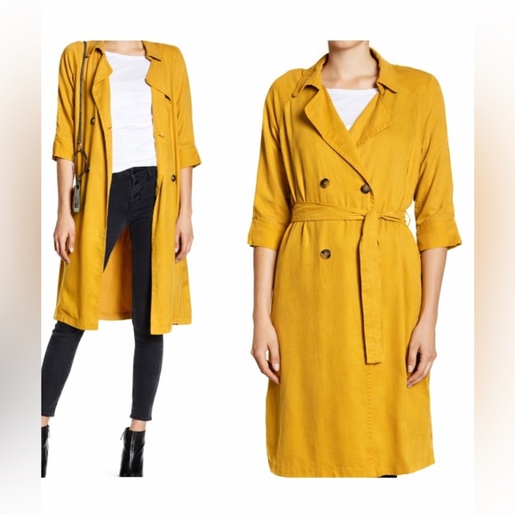 MAX JEANSChambray Trench Coat/Jacket